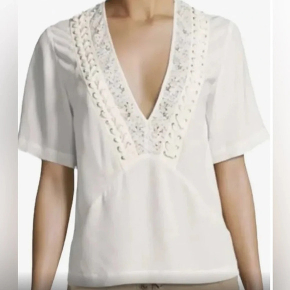 A.L.C. Annora 100% silk blouse, size 4. - Picture 1 of 6